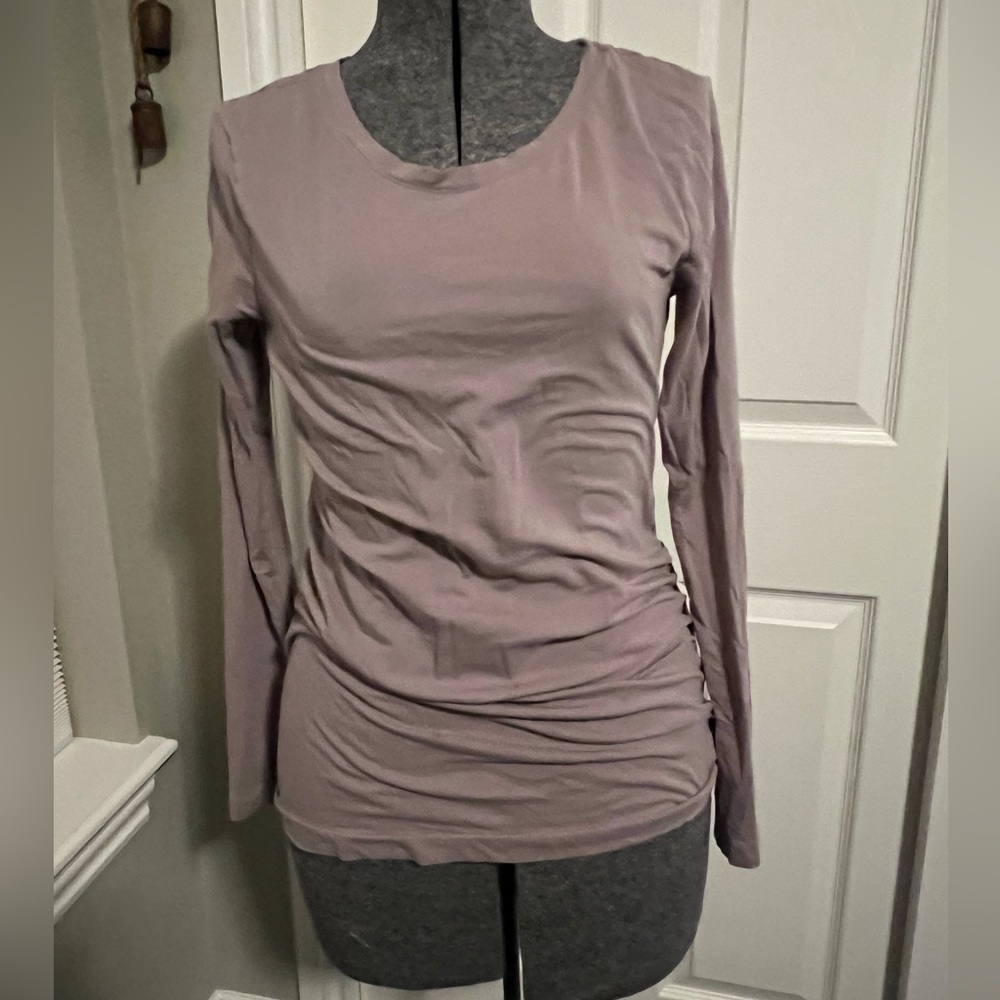 Maternity Women from the GAP Purple Long Sleeve T-Shirt S Maternity